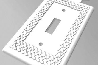 viking light switch your home 3d print model - Mito3D