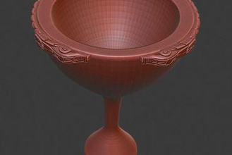 viking pitagorica cup art 3d print model - Mito3D
