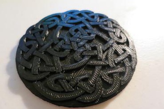 viking style coaster-my4777 mashup project your home coaster celtic 3d print model - Mito3D