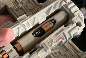 vintage kenner y-wing batteria converter i giocattoli di star wars l'adattatore 3d print model - Mito3D
