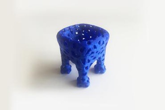 voronoi-Elefant-Schüssel 2 andere 3d print model - Mito3D