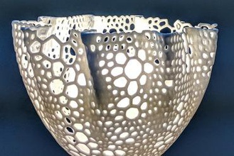 voronoi flower lampshade your home lamp shade pretty cool lattice light lighting 3d print model - Mito3D