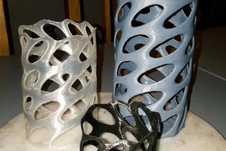 voronoi vazolar ev banyo aksesuarları 3d print model - Mito3D