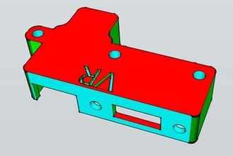 vr kulaklık hdmi USB 30 binmek 3D yazıcı parçalar geliştirmeler gerçek gerçeklik kablo 3d print model - Mito3D