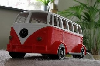 vw ônibus corrida projetado ed sept7 arte 3d print model - Mito3D