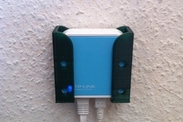 wall mount - tp link tl-wr702n your home router nano ultimade tp-link 3D print model - Mito3D