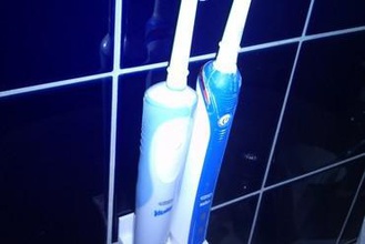 wall mount oralb toothbrush your home holder bathroom oral-b 3d print model - Mito3D