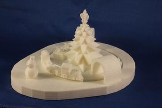 makey ayrı parça baskı dikkat edin oyuncaklar Noel süs 3d print model - Mito3D