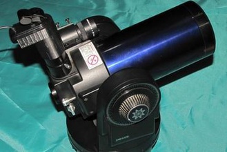 web cam adapter meade telescope eyepiece gadget megamax som milwaukee makerspace webcam astronomy 3d print model - Mito3D
