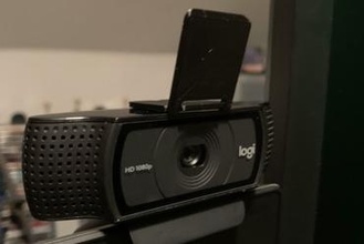webcam cover abdeckblende Gadget logitech abdeckung privacy protection blend logi hd 1080p 3d print model - Mito3D
