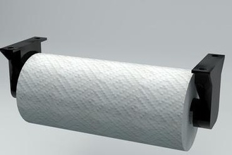 weber q 1200 paper towel holder your home grill 3d print model - Mito3D