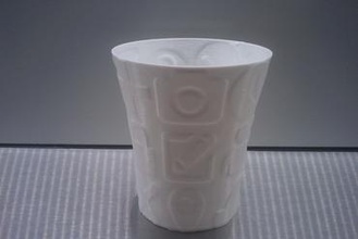 weekly cup 39 one iconic maker diy 3d art household kitchen ornament pla single walled supportless ultimaker useful vase 3d print model - Mito3D