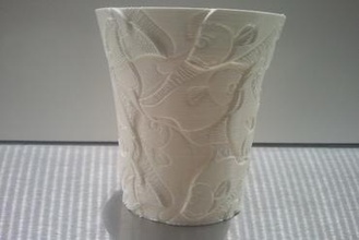 semanal copa 45 escher novamente, agora recongizable criador de diy 3d a arte taça do agregado familiar cozinha ornamento pla único murada supportless ultimaker úteis vaso 3d print model - Mito3D