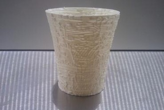 settimanale di coppa 46 in attesa brevetto maker fai da te 3d art tazza famiglia cucina ornamento pla a singola parete supportless ultimaker utile il vaso 3d print model - Mito3D