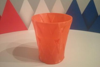 semanal copa nr17 royal, laranja temos um novo rei criador de diy 3d a arte taça do agregado familiar o cozinha países baixos ornamento pla real único murada supportless ultimaker úteis vaso 3d print model - Mito3D