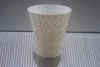 semanal copa nr18 graças anne wagemakers gráfico criador de diy 3d a arte taça do agregado familiar cozinha ornamento pla único murada supportless ultimaker úteis vaso 3d print model - Mito3D