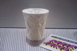 haftalık Kupası nr20 maker diy 3d sanat kap ev mutfak süs pla tek duvarlı supportless ultimaker yararlı vazo 3d print model - Mito3D