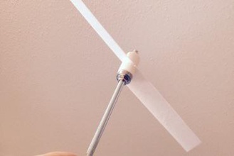 whirligig propeller - Spielzeug wind Windmühle 608 Lager die Gewindestange 3d print model - Mito3D
