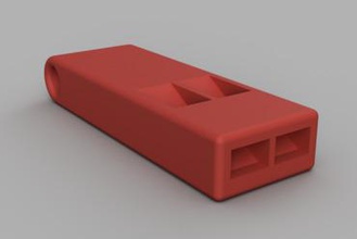 whistle toys whistle dive leftover filament 3d print model - Mito3D