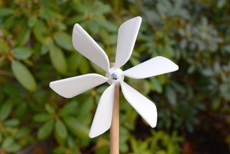 rueda de viento su casa jardín la diversión jugar 3d print model - Mito3D