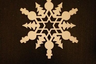 winter snowflake other makingmerry 3d print model - Mito3D