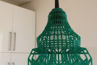 wire lamp 02 your home ikeahack lampshade interior light lighting cord 3d print model - Mito3D