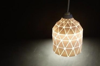 wireframe lampshade For your home lowpoly lamp blender 3d print model - Mito3D