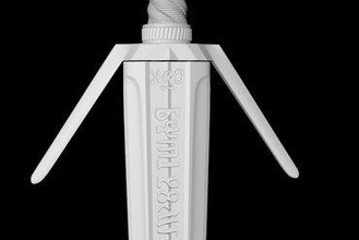 witcher 3 Silber-Schwert - Spielzeug cosplay Schwerter 3d print model - Mito3D