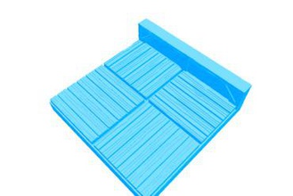 la madera de mazmorra solo azulejo pared 2x2 juegos pathfinder 3d print model - Mito3D