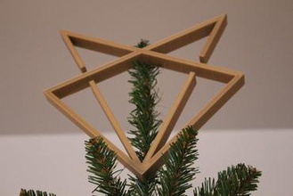 árvore de natal da estrela sua casa árvores 3d print model - Mito3D