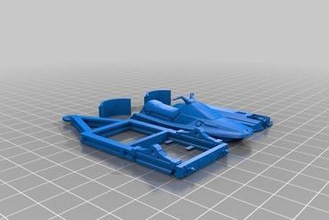 yamaha waverunner iii 650 + remolque los juguetes 3d print model - Mito3D