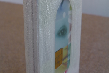 encore un autre 3d porte-monnaie de la mode carte visite porte-carte simple 3D print model - Mito3D
