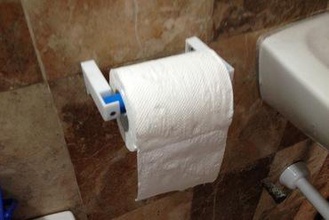 yet another toilet paper roll holder your home spool 3d print model - Mito3D
