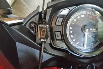 z1000 sx healtech gear indicator holder other motorbike motorcycle kawasaki z1000sx cockpit 3d print model - Mito3D