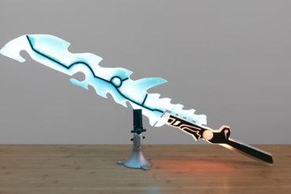 zelda respiro selvatici, custode della spada neopixel led i giocattoli 3d print model - Mito3D