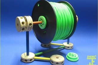 zheng3 tinkeriffic 40mm spool spindle 3d printer parts enhancements spool spindle tinkertoys 3d print model - Mito3D