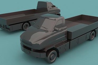 zil uaz Spielzeuge LKW Wagen Design Cardesign Automobil Automobildesign Fahrzeug Fahrzeugdesign Konzept Konzeptauto maßstabgetreues Modell Spielzeug pla 3d print model - Mito3D