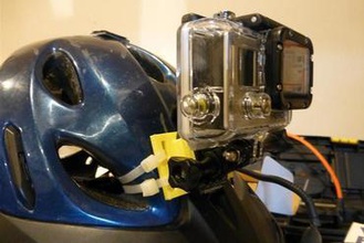 Kabelbinder gopro mount Ihre home Kamera Helm 3d print model - Mito3D