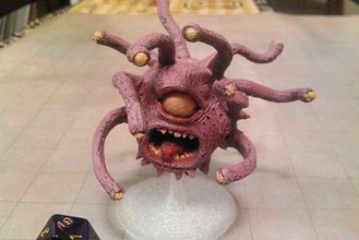 zombie wacky flailing inflatable eyeball monster miniatures beholder dnd d&d dungeons dragons & tabletop gaming rpg roleplaying tabletopgame wargaming fantasy 3d print model - Mito3D