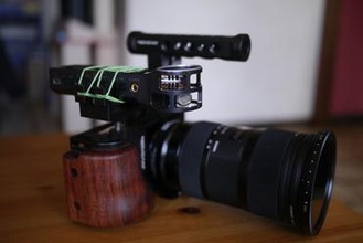 zoom h1 shock mount gadget camera bmpcc blackmagic 3d print model - Mito3D