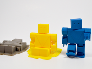 l'action du robot art & design le les jouets 3d print model - Mito3D