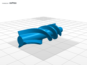 axial pump impeller engineering 3d print model - Mito3D