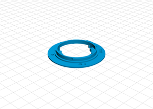 Bajonett-ring Ersatz-panasonic-Objektiv 14 42 engineering Bajonett Objektiv micro 4 3 panasonic 3d print model - Mito3D