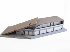 cliff house architecture 3dprint cliffhouse contest2015 makemike zortraxm200 3d print model - Mito3D