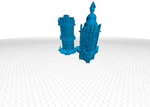 dolmabah e Saat Kulesi mimarlık 3d print model - Mito3D