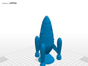 dreamo s rocket art & design model toy 3d print model - Mito3D