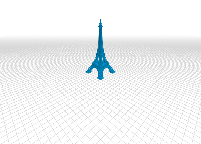 la torre eiffel de arquitectura 3D print model - Mito3D