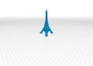 eiffel tower Architektur 3d print model - Mito3D