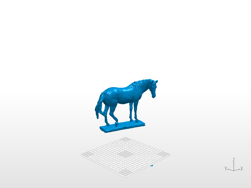 cavallo scultura art & design 3dscan la statua 3D print model - Mito3D