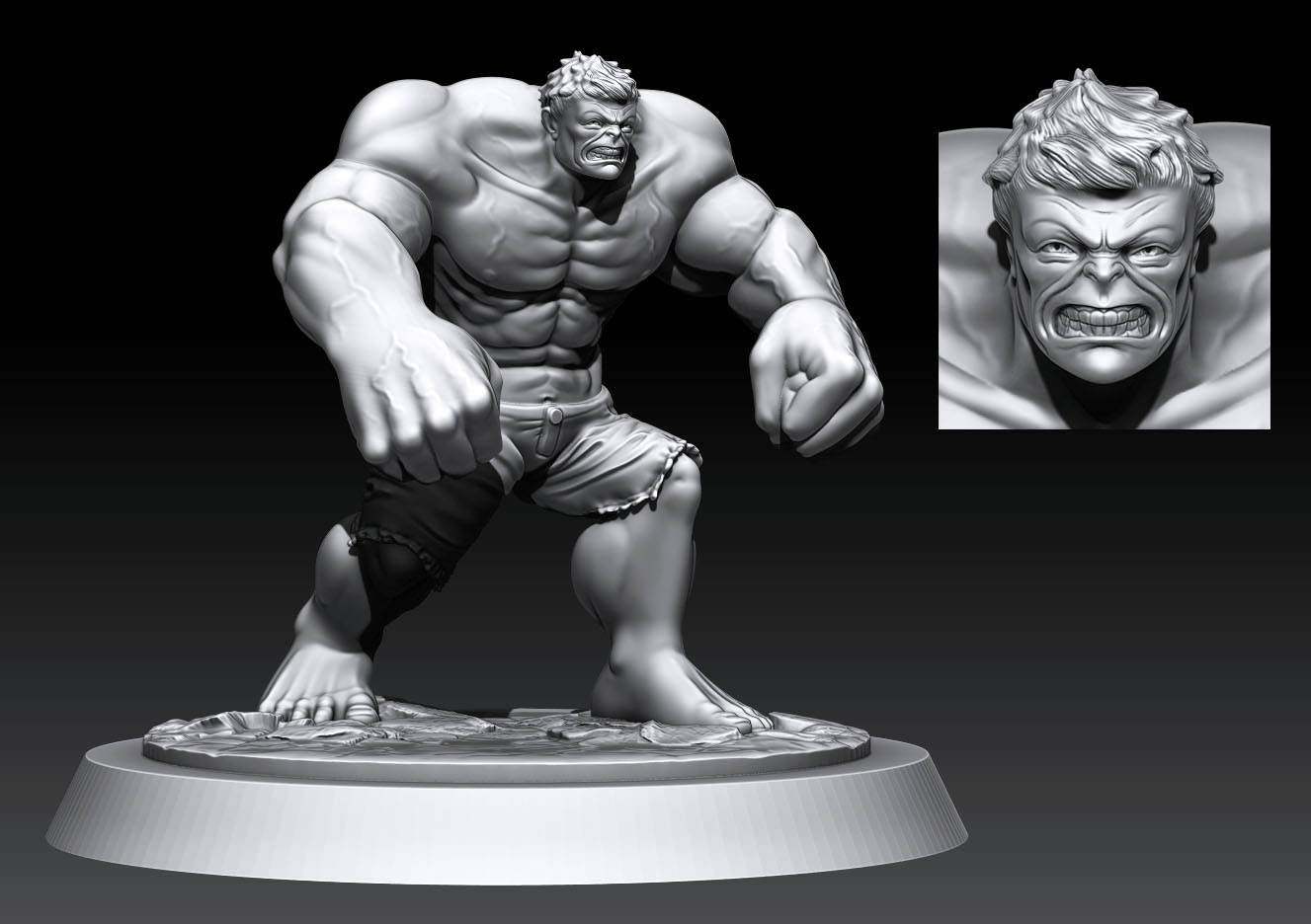 hulk tributo games & cosplay contest2015 3D print model - Mito3D